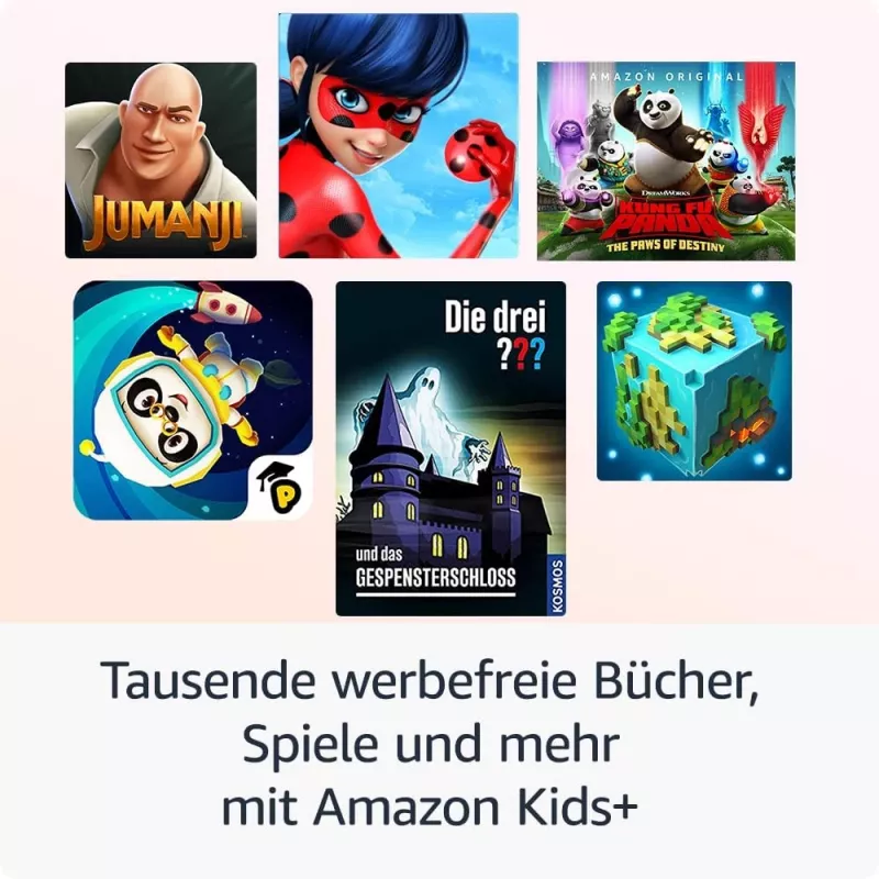 Amazon | Fire HD 8 Kids Pro (2024) | Rozā | 1280 x 800 pikseļi | 32 GB | Wi-Fi | 802.11ac | Bluetooth 5.2 versija
