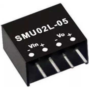strāvas adapteris mean well SMU02L-15, ieeja 4.5–5.5 V, izeja 15 V, 2 W