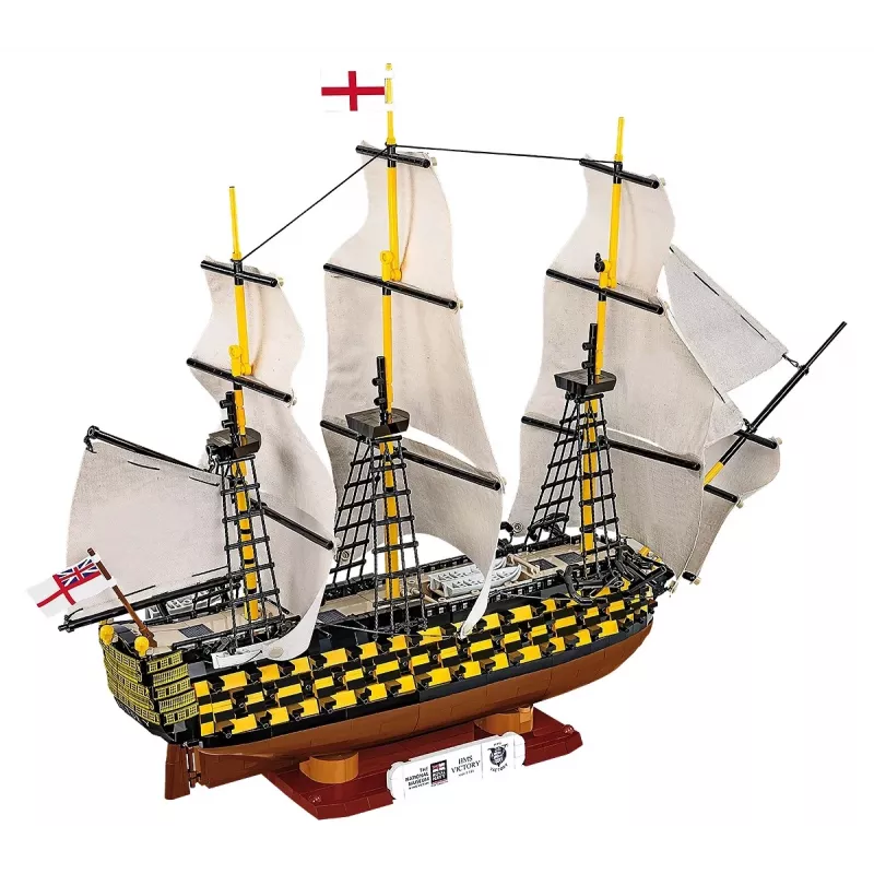 Būvkomplekts Cobi HMS Victory — 2517 detaļas, detalizēts vēsturiskas burinieka modelis
