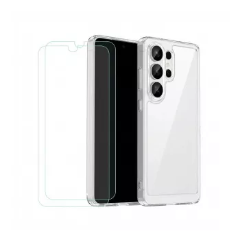 Starterkit Samsung Galaxy S26+ — Mobeen futrālis, rūdīta stikla ekrāna aizsargs, 25W lādētājs
