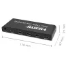 Qoltec 51799 Aktīvais HDMI sadalītājs 4 x HDMI 4K x 2K | 6Gb/s | 60Hz