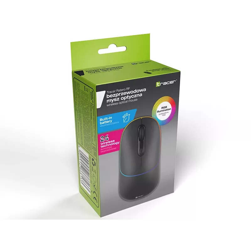 Tracer RATERO RF RF bezvadu pele + USB Type-C