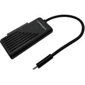 LC-barošanas adapters USB-C f.1xNVMe-M.2 SSD&1x2.5''/3.5''/HDD - Adapteris (LC-ADA-USB-SATA-NVME)