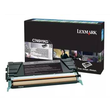Toner Lexmark C746H1KG Melns 10000 lapaspuses