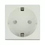 Strāvas kontaktligzda DELOCK CEE 7/3 (E tips) balta, 250 V, 16 A, 4000 W