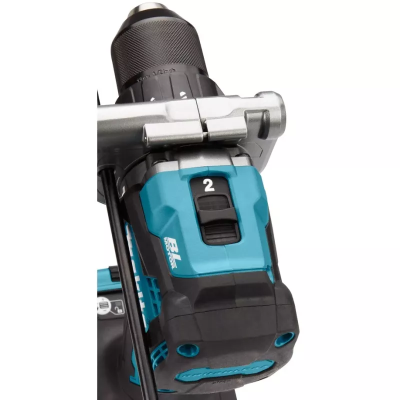 Makita HP001GD201 - Rotācijas āmurs/urbis - Bezvada - 2 ātrumi - Atslēgas patrona 13 mm - 140 N·m - 2 baterijas, lādētājs iekļauti - 40 V (HP001GD201)