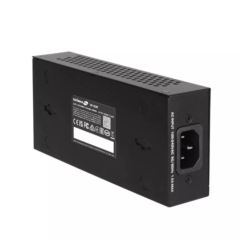 PoE adapteris Edimax GP-103IT 10 Gigabit Ethernet 90 W