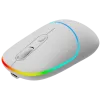 Canyon MW-22 CNS-CMSW22SW pele – 2-in-1 Bluetooth/2,4 GHz – optiska – 800/1200/1600 DPI – 4 pogas – RGB apgaismojums – uzlādējama – sniegbalta