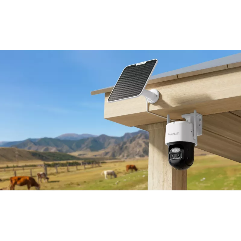 Reolink 4G LTE divu lēcu akumulatora drošības kamera | Trackmix sērija G770 | PTZ | 8 MP | F2.8mm/F1.6, F8mm/F1.6 | IP65 | H.264/H.265 | Micro SD, maks. 128 GB