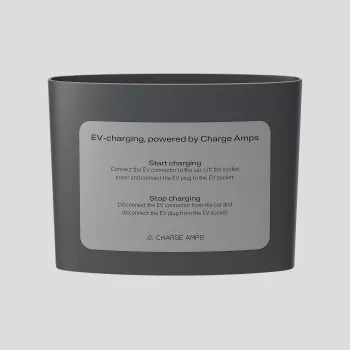 Charge Amps Dawn staba uzlīmju plāksne CA-131238 — piederums Dawn uzlādes stabam