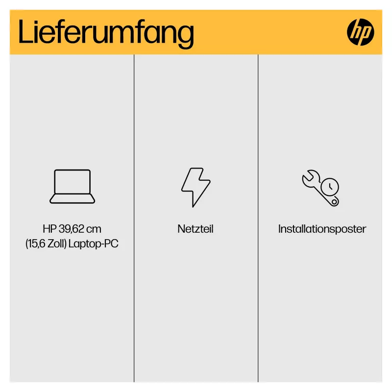 HP 15-fc0676ng 39,6 cm (15,6 inch) klēpjdators - Ryzen 7 - 16 GB RAM - 1 TB SSD - Sudraba (C94P3EA#ABD)
