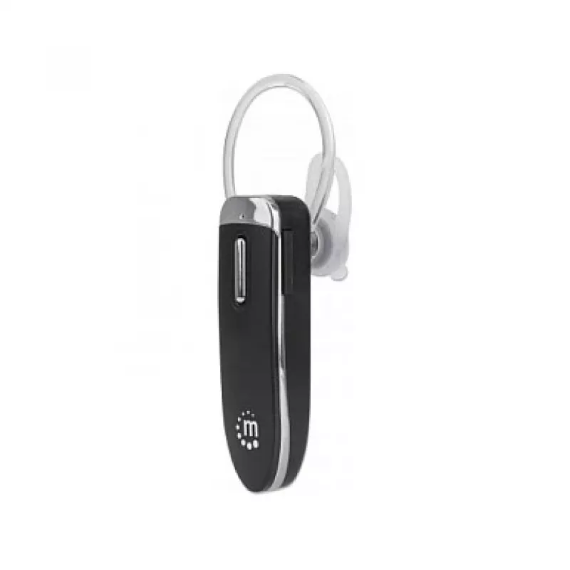Manhattan vienas auss Bluetooth austiņa, daudzvirzienu mikrofons, integrētas vadības ierīces, melna, 10 stundu lietošanas laiks, diapazons 10 m, komplektā USB-A uzlādes kabelis, Bluetooth v4.0, 3 gadu garantija