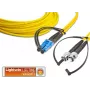 Lightwin LDP-09 LC-ST 3.0 optiskās šķiedras kabelis 3 m dzeltens (LDP-09 LC-ST 3.0)