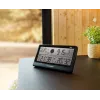 Laika stacija BLAUPUNKT WS20BK — iekštelpu/āra temperatūras un mitruma displejs, melna, 1 sensors, LCD, darbināma ar baterijām