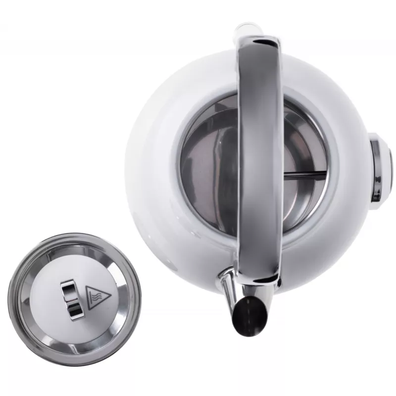 Elektriskā tējkanna Adler 1,7 L 2200 W Metallic balta