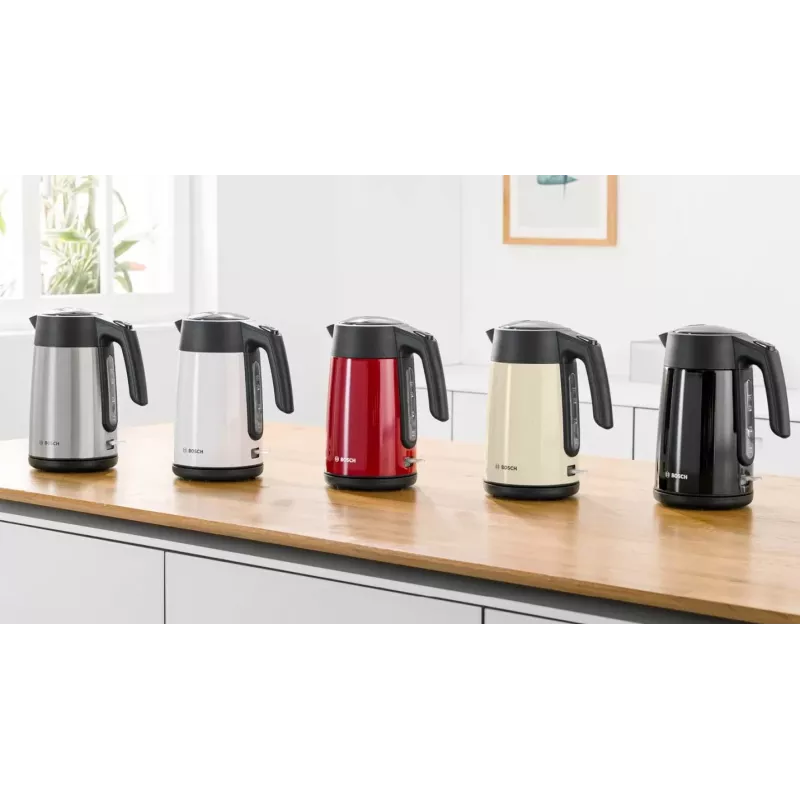 Bosch TWK7L461 elektriskā tējkanna 1,7 L 2400 W balta
