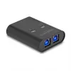 DeLOCK USB pārslēgs 2 datoriem uz 1 ierīci 5 Gbps melns