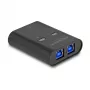 DeLOCK USB pārslēgs 2 datoriem uz 1 ierīci 5 Gbps melns