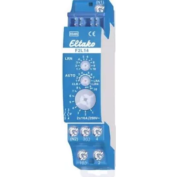 Eltako Electronics kopnes komutācijas izpildmehānisms 2 līmeņu ventilācijas relejs F2L14 (30014067)
