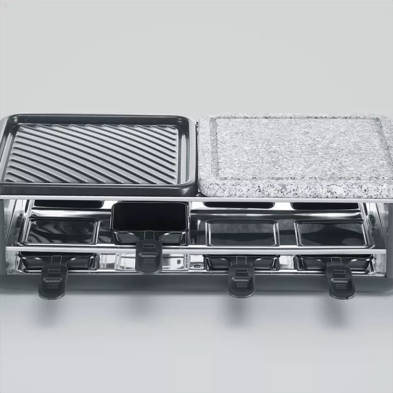 Raclette grils Severin RG 2366 8 personām 1300 W melns