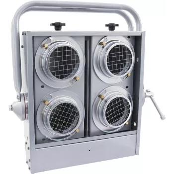 Stage PAR-36 Can Light EUROLITE Audience Blinder 4xPAR-36 sudraba (modelis 42103420)