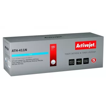 Activejet ATH-411N toneris (aizstāj HP 305A CE411A; Supreme; 2600 lappuses; ciāns)