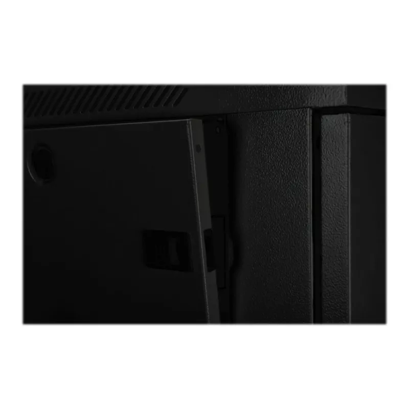 DIGITUS Dynamic Basic DN-19 16-U-EC-SW - skapis - tīkla skapis - piemērots montāžai pie sienas - RAL 9005 - 16U - 48.3 cm (19 inch)