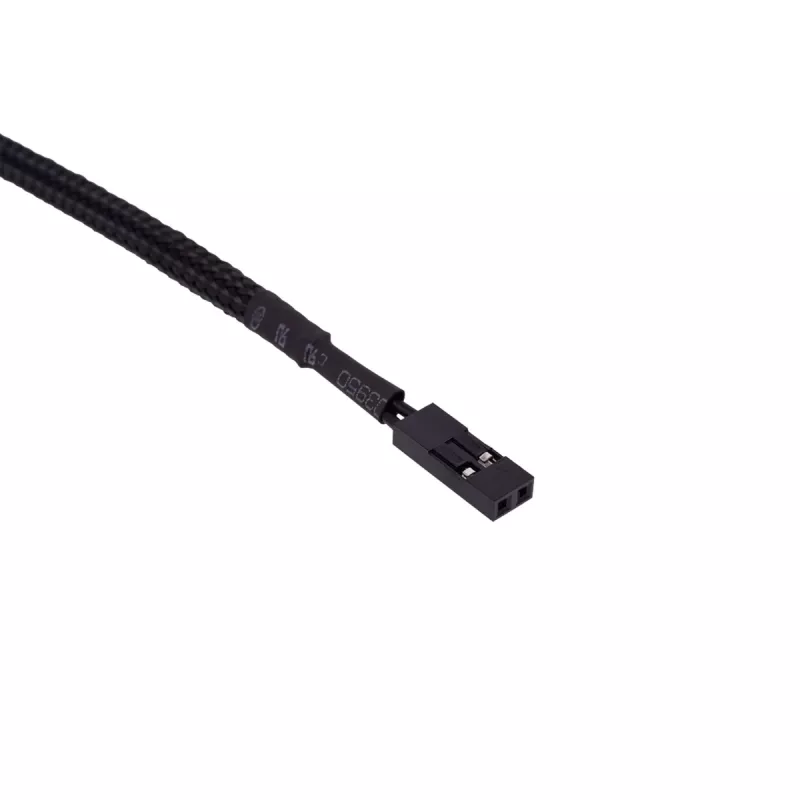 Alphacool Eiszapfen temperatūras sensors Spraudnis G1/4 - temperatūras sensors šķidruma dzesēšanas sistēmai - Dziļi melns - 50 cm