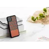 man and wood viedtālruņa maciņš iPhone 11 Pro Max — brūns rūtains, melna apmale