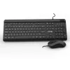 Inca IMK-377 tastatūra ar peli iekļauta biroja USB turku melna