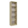 Topeshop R50 SONOMA biroja grāmatu skapis
