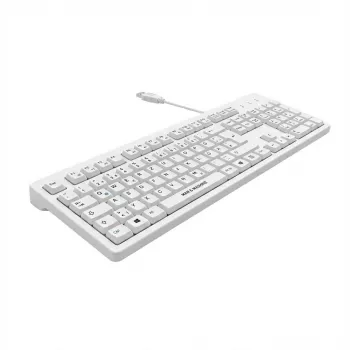 MAN&MACHINE Keyboard ITs Cool white Hygienetastatur, USB, 99 pogas, DE (ITSC/DE/W5)