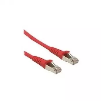 ROLINE - komutācijas kabelis - RJ-45 (V) to RJ-45 (V) - 50 cm - SFTP, PiMF - CAT 6a - sarkans (21.15.2810)