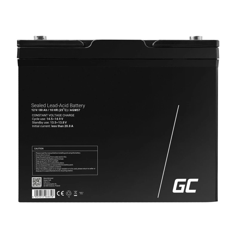 Akumulators AGM VRLA 12V 80Ah