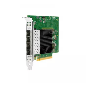 Hewlett Packard Enterprise Intel E810-XXVDA4 - tīkla adapteris - PCIe 4,0 x16 - 25 Gigabit SFP28 x 4 - paredzēts Edgeline e920, ProLiant DL20 Gen10, DL325 Gen10, DL345 Gen10, DL360 Gen10