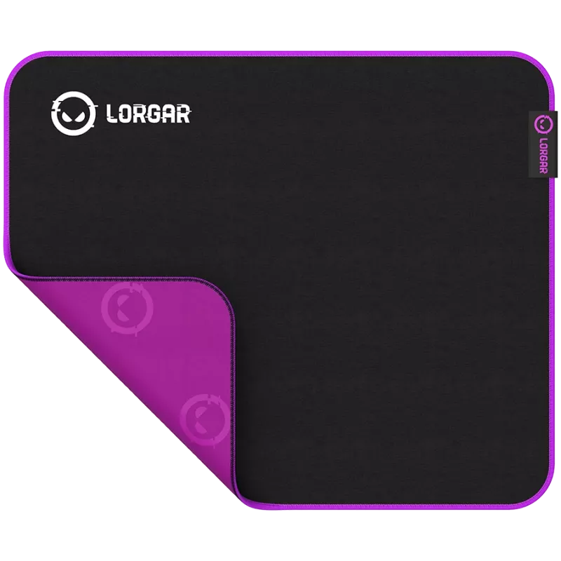Spēļu peles paliktnis Lorgar LRG-GMP313 melns violets 360x300mm