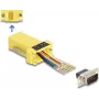 DeLOCK D-Sub 9 kontaktu vīrišķā uz RJ45 sievišķo montāžas komplekts balts VGA RJ-45