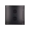 Pie sienas stiprināms statīvs Extralink Rackmount cabinet 12U 600x600 Melns