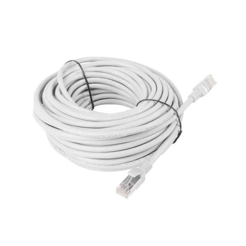 LANBERG tīkla kabelis RJ-45 Cat5e PCU5-10CC-3000-S, 30 m, U/UTP, CCA vadītājs, PVC apvalks, 26 AWG, balts