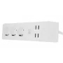 Strāvas sadalītājs Tellur — WiFi viedais strāvas sadalītājs ar 3 maiņstrāvas rozetēm un 4 USB pieslēgvietām (4 A)