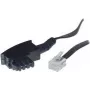 S/CONN 10m TAE-F – RJ 11 melns caurspīdīgs ShiverPeaks
