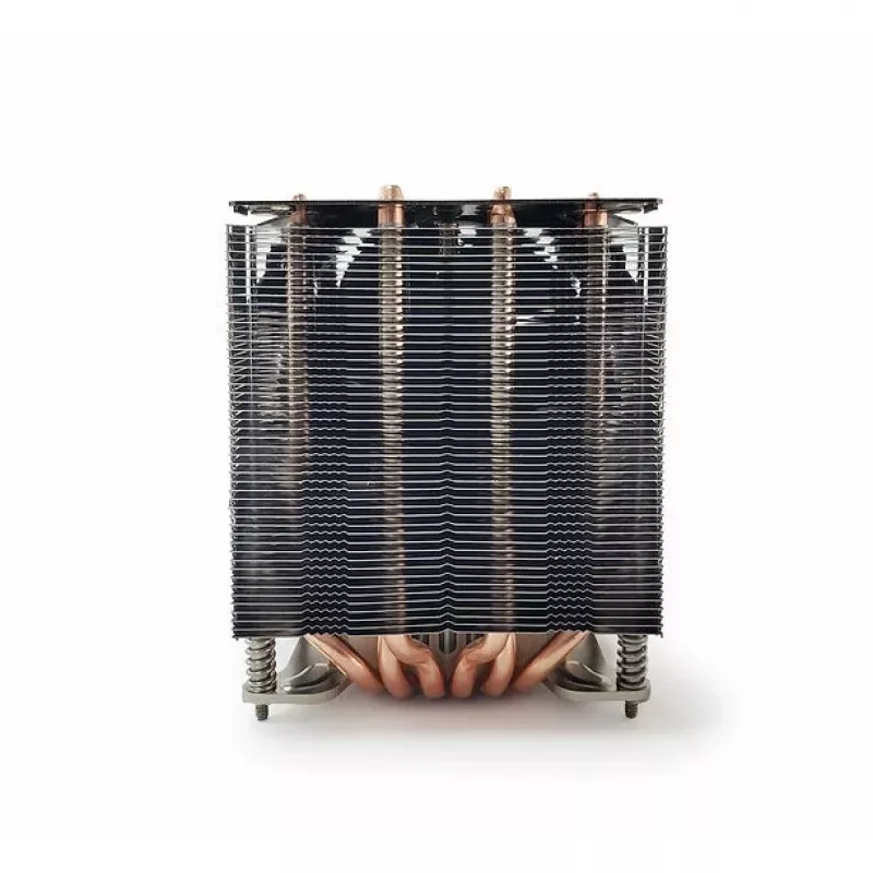 Gaisa dzesētājs Dynatron A49 procesora dzesēšanas sistēma melns sudrabains 800-1800 RPM