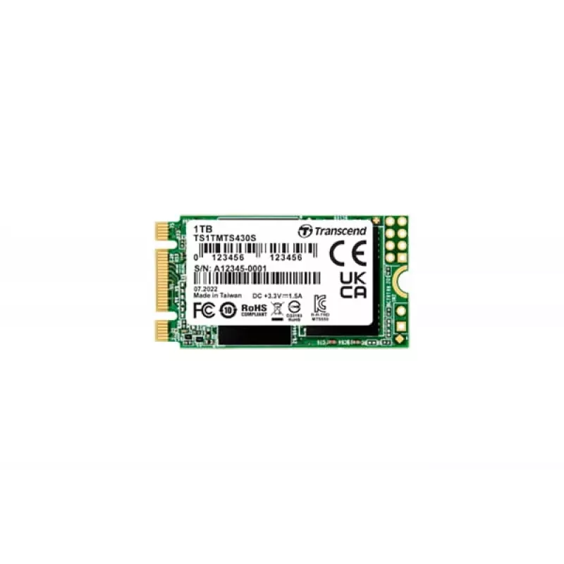 SSD disks Transcend 1 TB M.2 SATA III 3D NAND modelis 430S