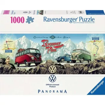 Puzzle Panorama - Mit dem Bulli über den Brenner 1000 Teile