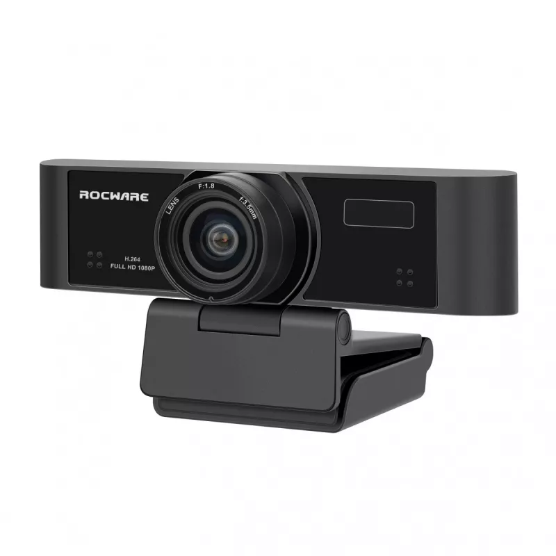 Tīmekļa kamera ROCWARE RC15 720p izšķirtspēja ar iebūvētu mikrofonu