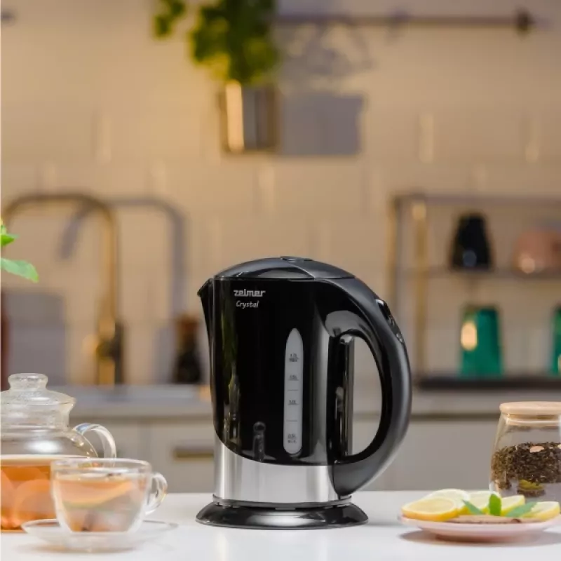 Elektriskā tējkanna Zelmer 1,7 L 1850 W melna