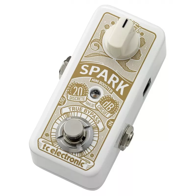 TC Electronic Spark Mini efektu pedālis Balts