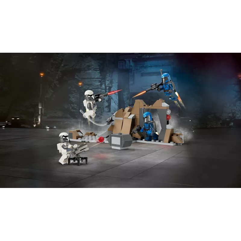 Konstruktors LEGO Star Wars Ambush on Mandalore Battle Pack 75373 — 4 minifigūras, 109 detaļas, vecums 6+