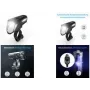 Velosipēda priekšējais lukturis FISCHER 007790 100 Lux LED, darbināms ar baterijām, melns