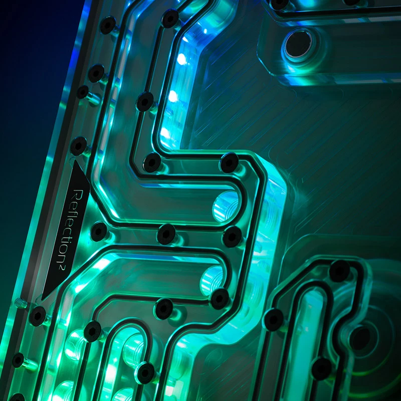 EK Water Blocks EK-Quantum Reflection² PC-O11D EVO D5 PWM D-RGB - akrils